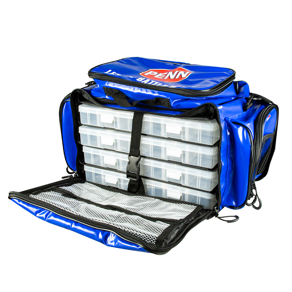 Large Tournament Tackle Bag showing trays